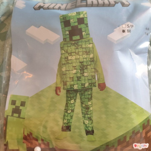 Minecraft Creeper costume for boys 7-8 years
