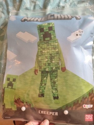 Minecraft Creeper costume for boys 7-8 years