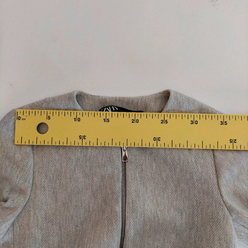Zara coat like new, gray, size XS
