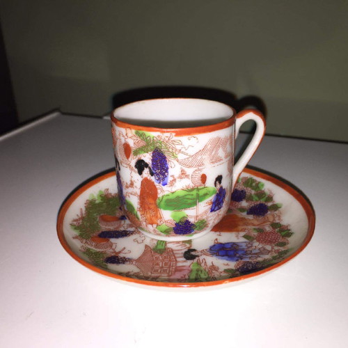 Chinese plate and cup with beautiful design