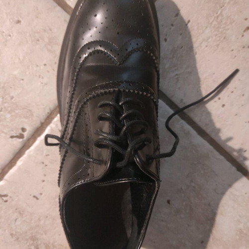 Oxford women's shoe used, black, size 39