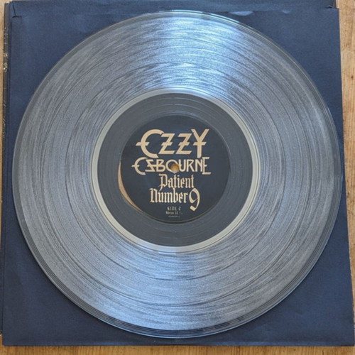 Ozzy Osbourne Patient Number 9 limited edition crystal clear vinyl new