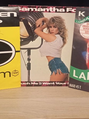 Lambada, Touch Me, Give It Up vinyl records, pack of 3