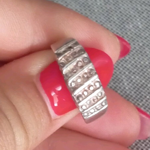 Silver ring 925 new, size 54, inner diameter 17.3 cm