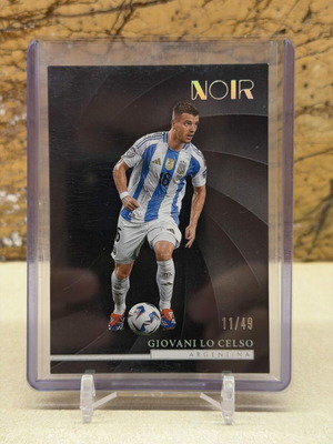 2024-25 Panini Noir Soccer Giovani Lo Celso ασημένια κάρτα καινούργια