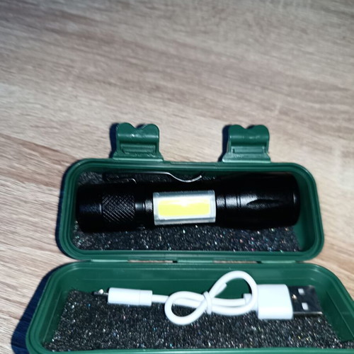 Mini Aluminum LED Flashlight Rechargeable New