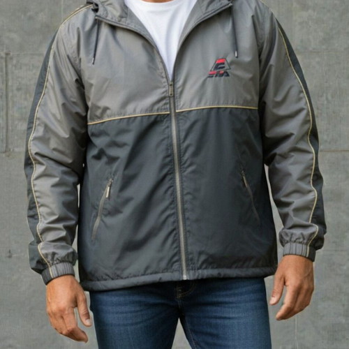 Fila Ugly Duck windbreaker jacket XL like new, grey