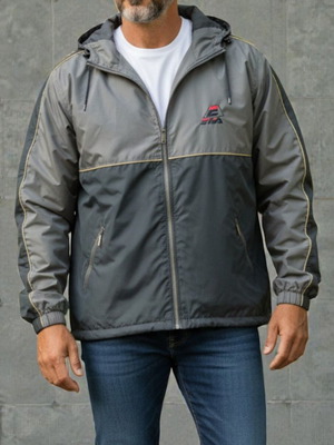 Fila Ugly Duck windbreaker jacket XL like new, grey