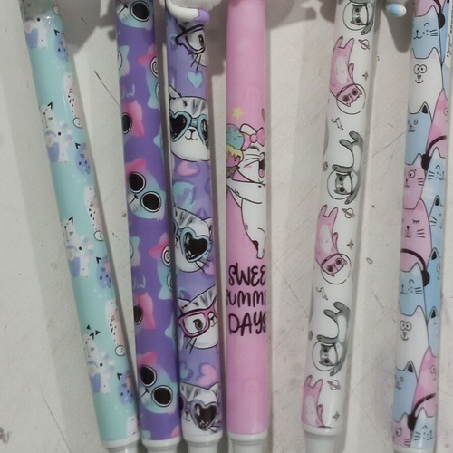 Magic pens with cat and dog designs, pack of 6 plus 1 gift