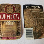 Olmeca Tequila Anejo label used