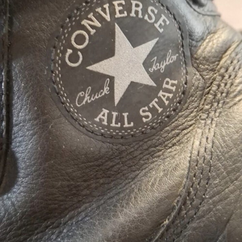 Converse All Star men's leather sneakers like new, size 41, black
