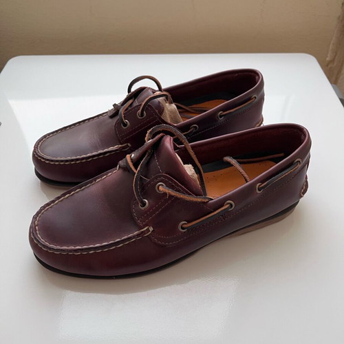 Timberland boat shoes size 43 like new, brown leather