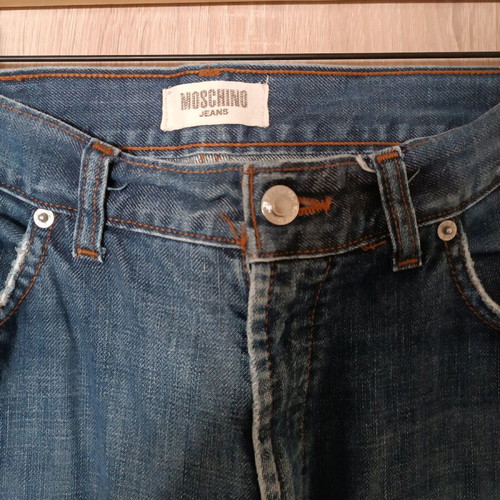 Moschino jeans straight leg used, blue, size 36