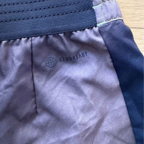 Adidas Melbourne Tennis shorts, grey and purple, size M