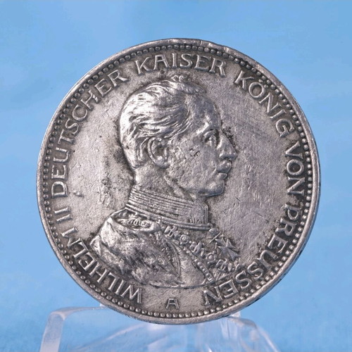 3 Mark 1914 silver coin like new, VF condition