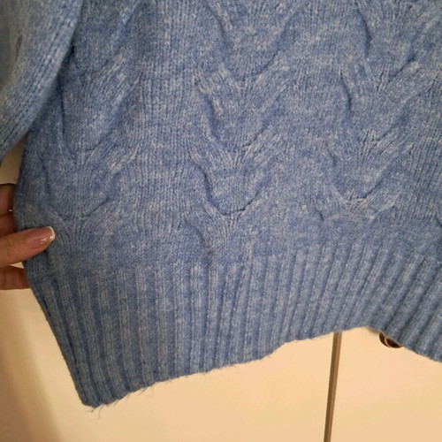 Blue blouse dress like new or long sweater