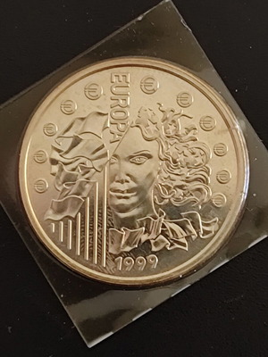 FRANCE EUROPA 1 Euro MONNAIE Due Paris 1999 καινούργιο