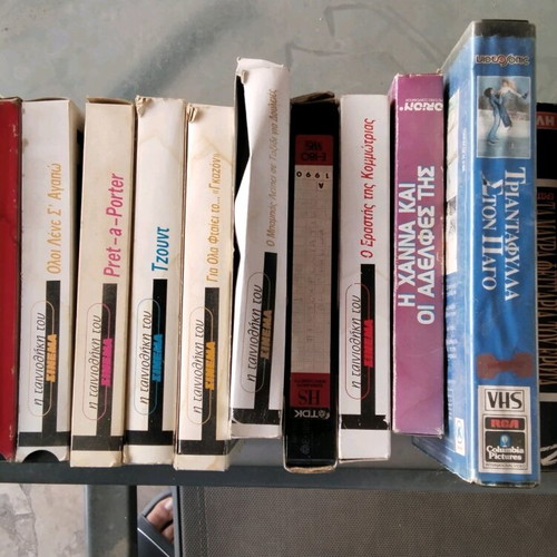 DVD collection like new, 36 DVDs and 13 videocassettes