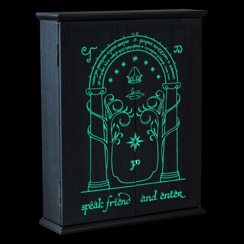Lord of the Rings Doors of Durin Luminous Key Holder new