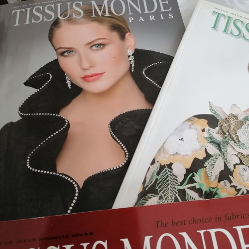 Tissus Monde Paris fashion magazines like new, pack of 6 issues
