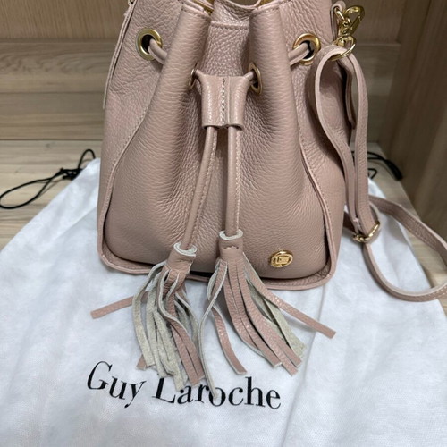 Guy Laroche shoulder bag new, genuine leather, beige