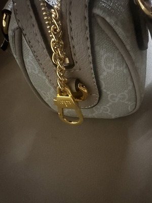 Gucci Mini Bag Boston μεταχειρισμένο, χιαστί, μπεζ