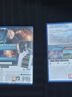 Πακέτο παιχνιδιών PS5 Final Fantasy 7 και The Witcher 3 Complete Edition καινούργιο
