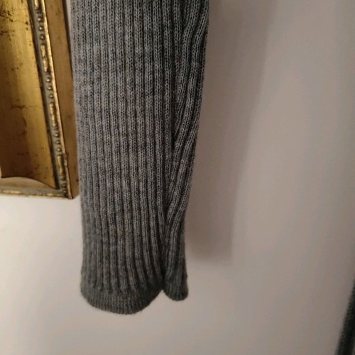 Escada knitted dress used, gray, size M