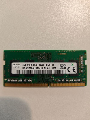 Hynix 4GB PC4-19200 DDR4-2400MHz RAM module