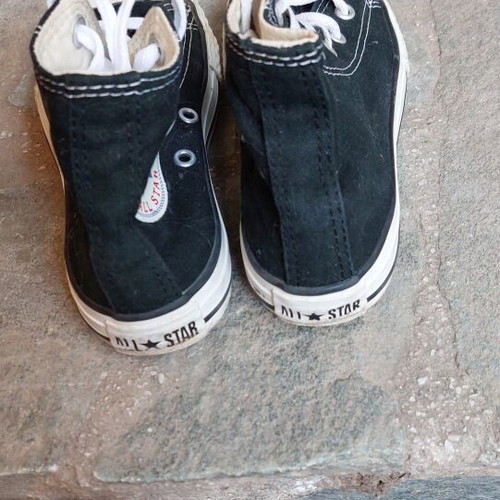 Converse All Star Kids Shoes size 30 like new black