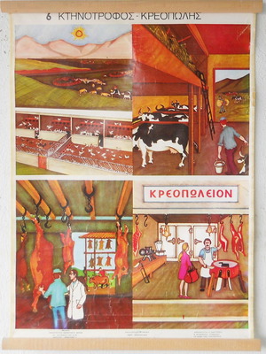 Old school map Ktino trofos-Kreopolis used