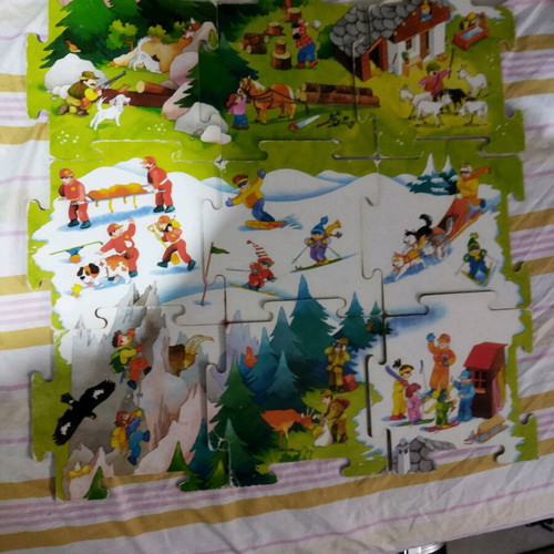 Puzzle book with 2 stories used