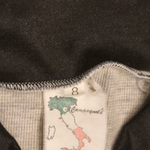 Vintage Campagnola cycling jersey short sleeve geometric size 8, like new