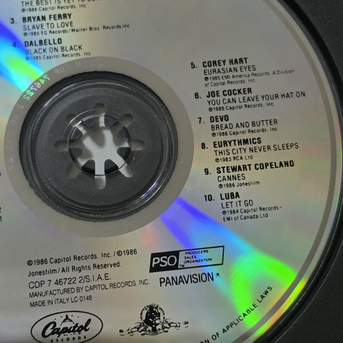 9½ Weeks Soundtrack CD like new, romantic blues music