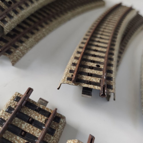 Marklin HO Model Train Tracks Used, Set of 36 Lines