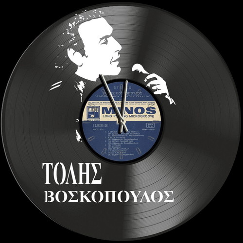 Tolis Voskopoulos wall clock new, analog
