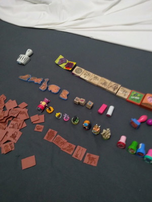 Stamp toys and wooden Teenage Mutant Ninja Turtles lot offer