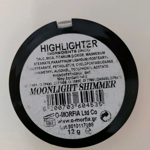 O-morfia highlighter used
