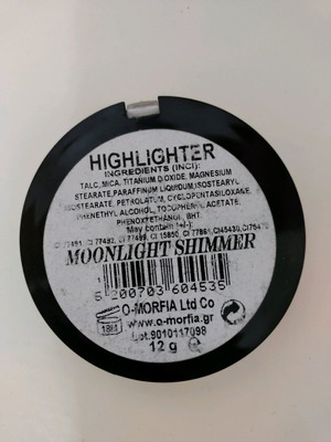 O-morfia highlighter used