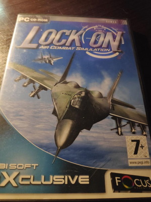 Lock-On Air Combat Simulation PC CD-ROM used