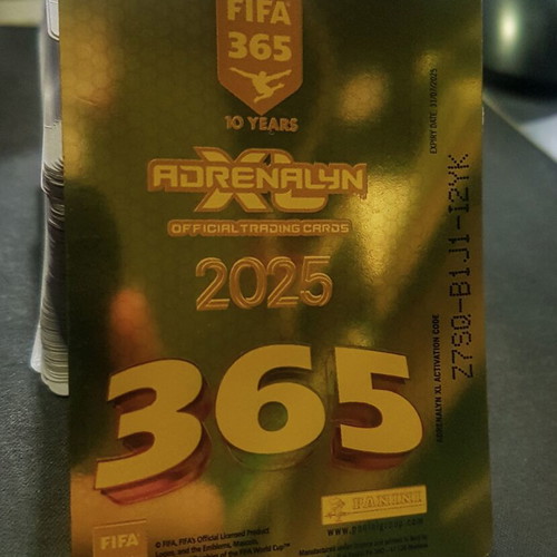 Theo Hernandez Golden Baller 2025 Panini Adrenalyn XL FIFA 365 like new