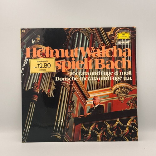 Helmut Walcha Spielt Bach vinyl record used
