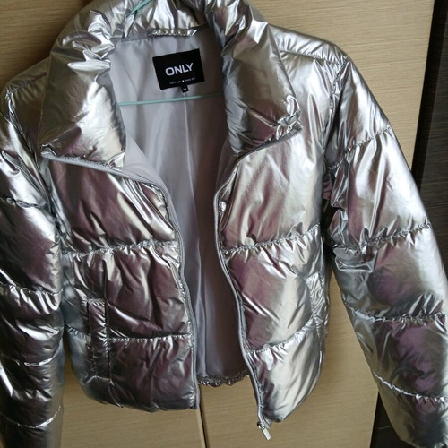 Only jacket new, silver, size XS