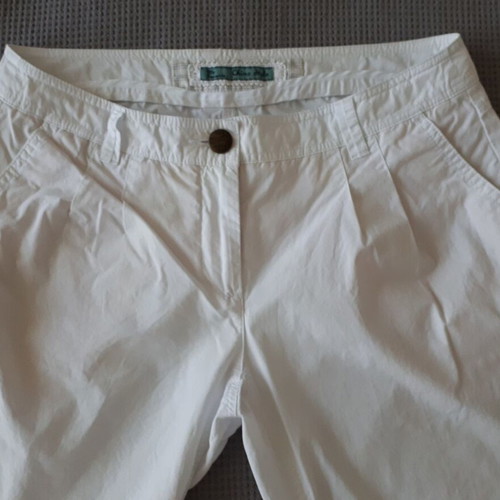 Street One cotton pants white, like new, size M