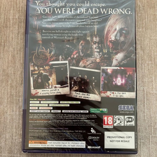 Rise of Nightmares Xbox 360 English sealed new