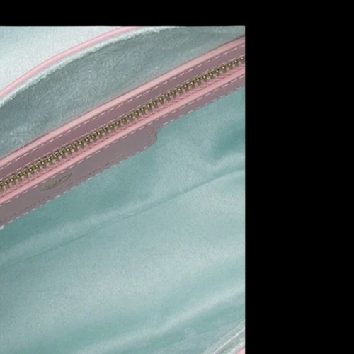 Chiara Ferragni backpack bag used, pink and turquoise