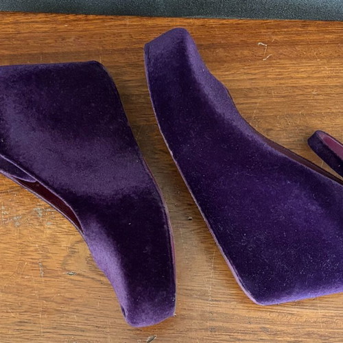 Melissa pumps used size 40 purple with 9 cm heel