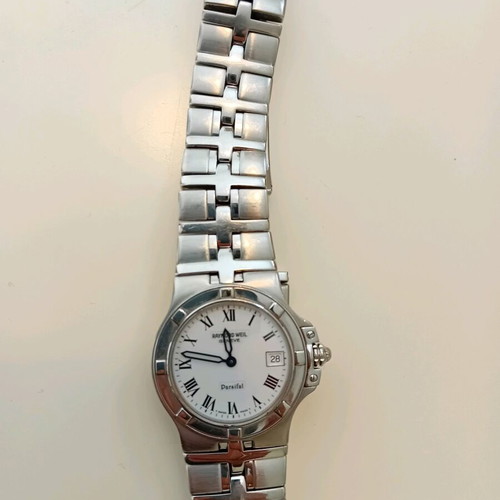 Raymond Weil wristwatch like new, silver, men's