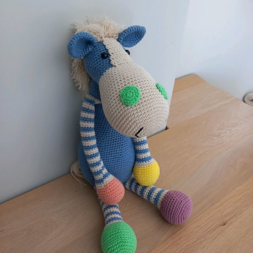 Handmade Amigurumi Horse 44 cm new