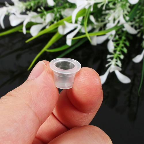 Tattoo Ink Caps Small 8mm, pack of 100